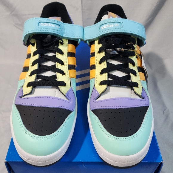 New Adidas Forum Lo ‘Easter Multi Color’ GX2530 Size 12 - Picture 4 of 9